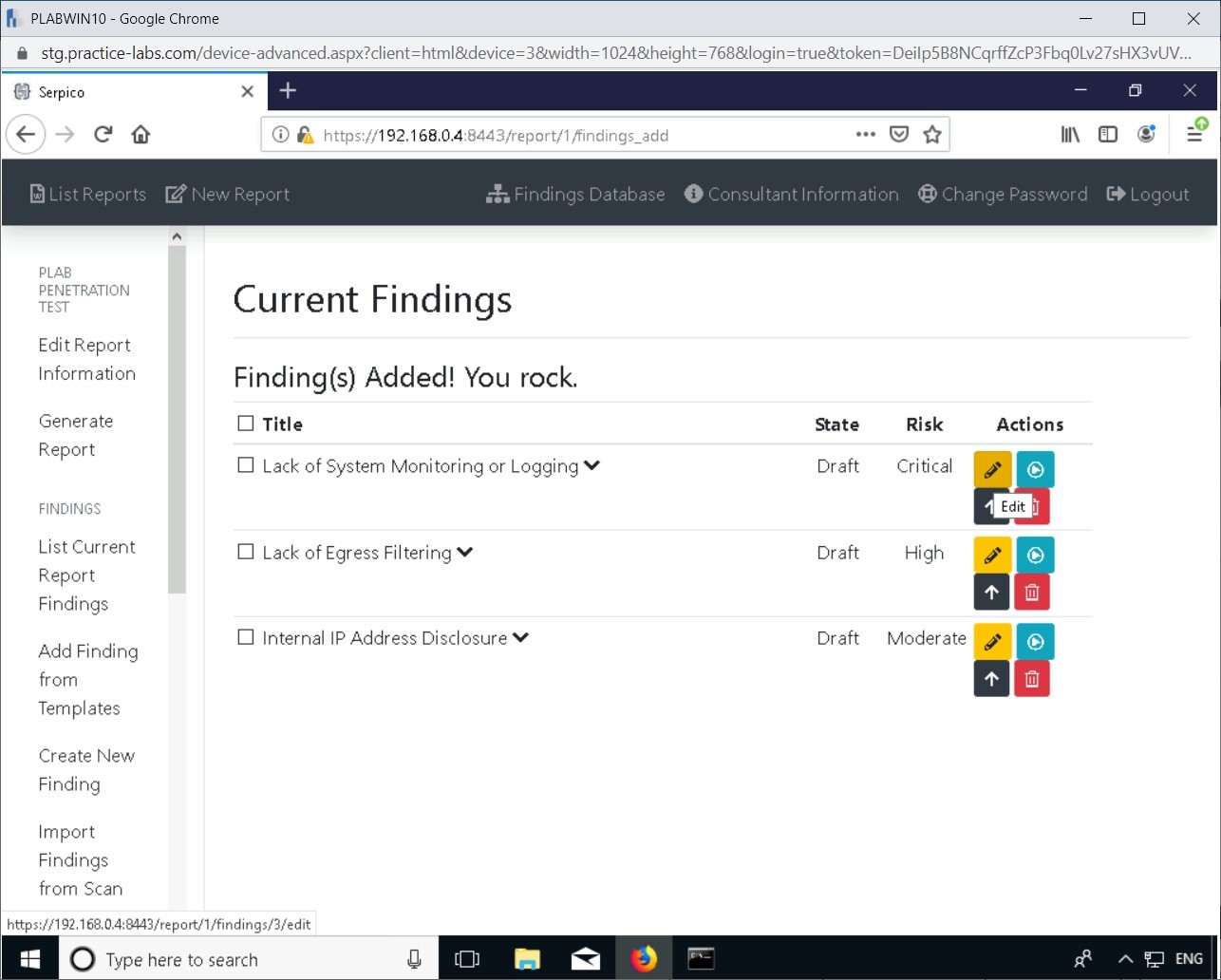 Figure 9.7 Screenshot of PLABWIN10
