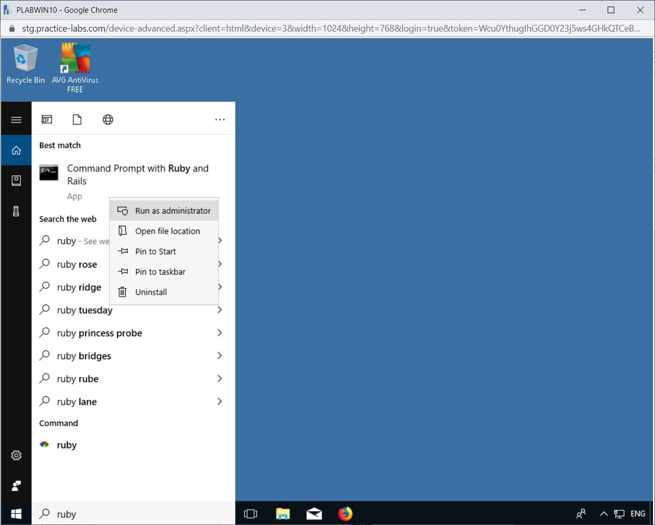 Figure 2.3 Screenshot of PLABWIN10