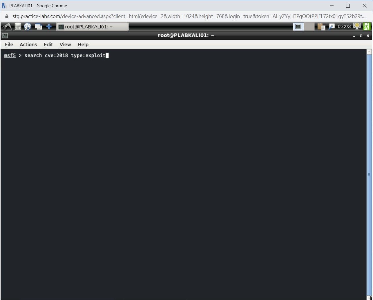 Figure 1.14 Screenshot of PLABKALI01