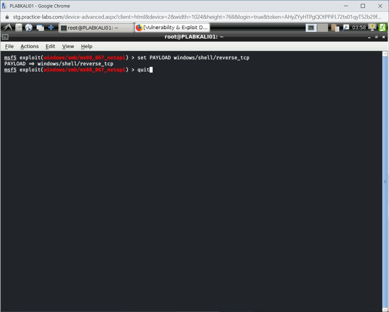 Figure 4.1 Screenshot of PLABKALI01