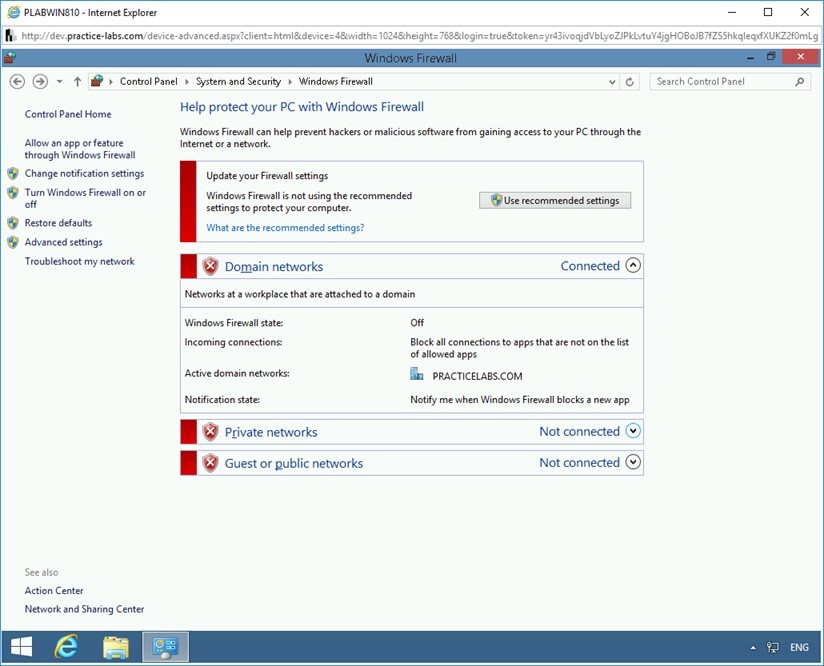Figure 1.6 Screenshot of PLABWIN810