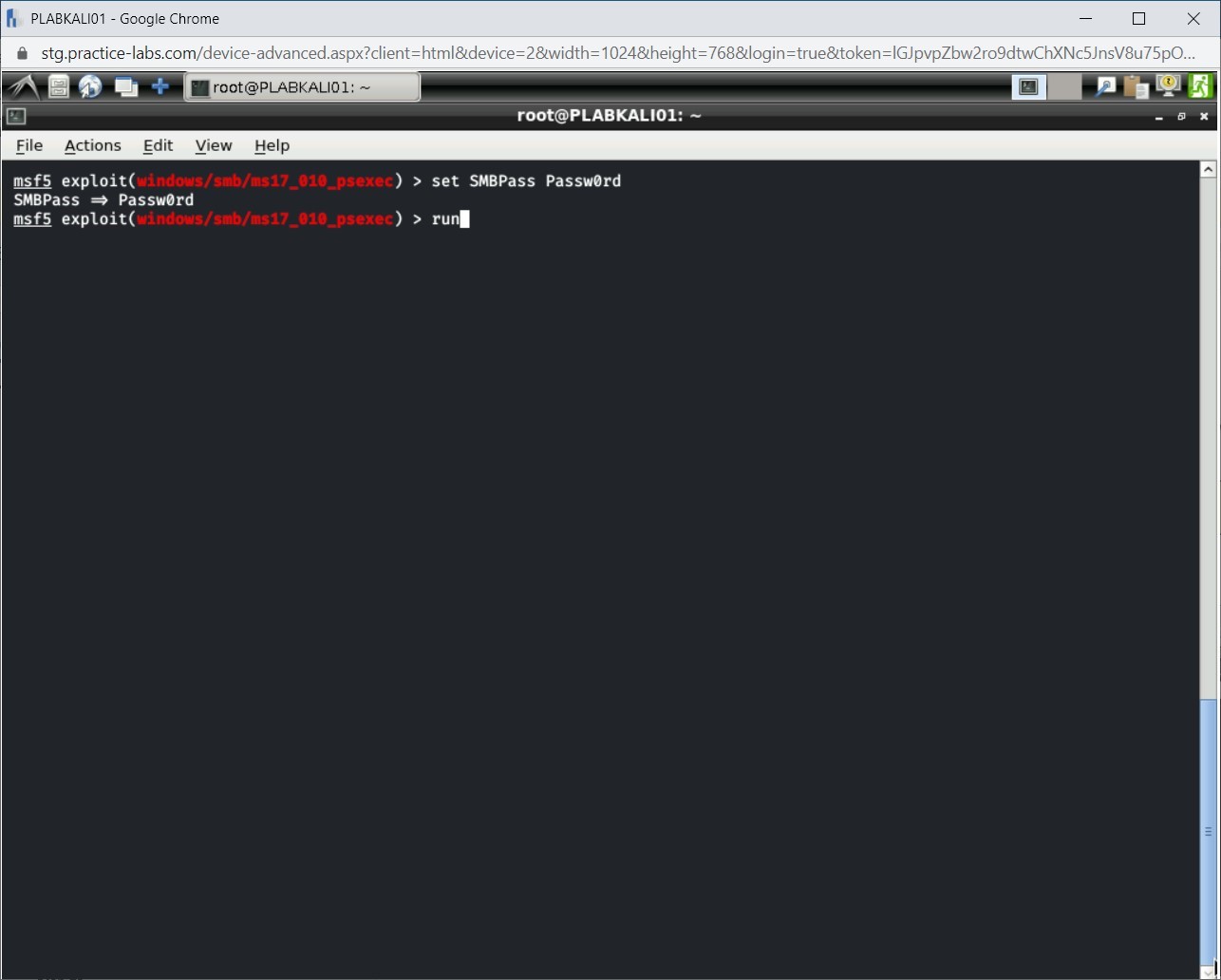 Figure 1.38 Screenshot of PLABKALI01