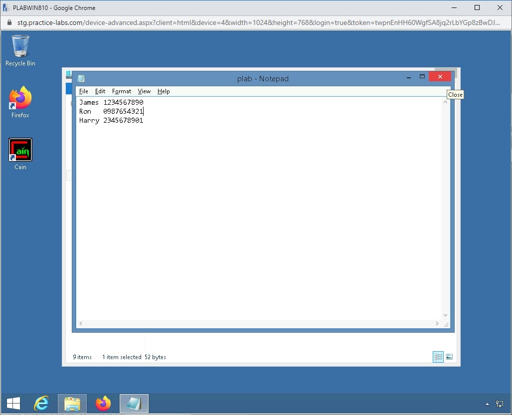 Figure 1.71 Screenshot of PLABWIN810