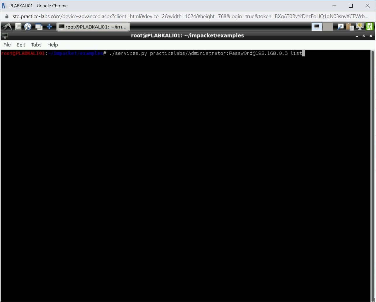Figure 1.101 Screenshot of PLABKALI01