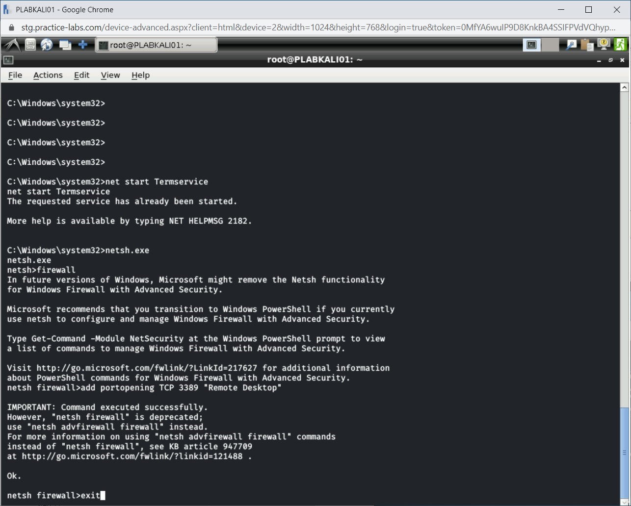 Figure 1.37 Screenshot of PLABKALI01