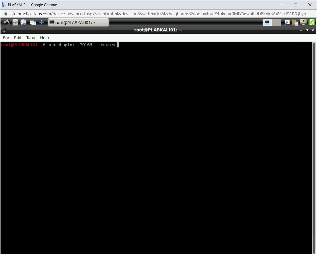 Figure 1.71 Screenshot of PLABKALI01