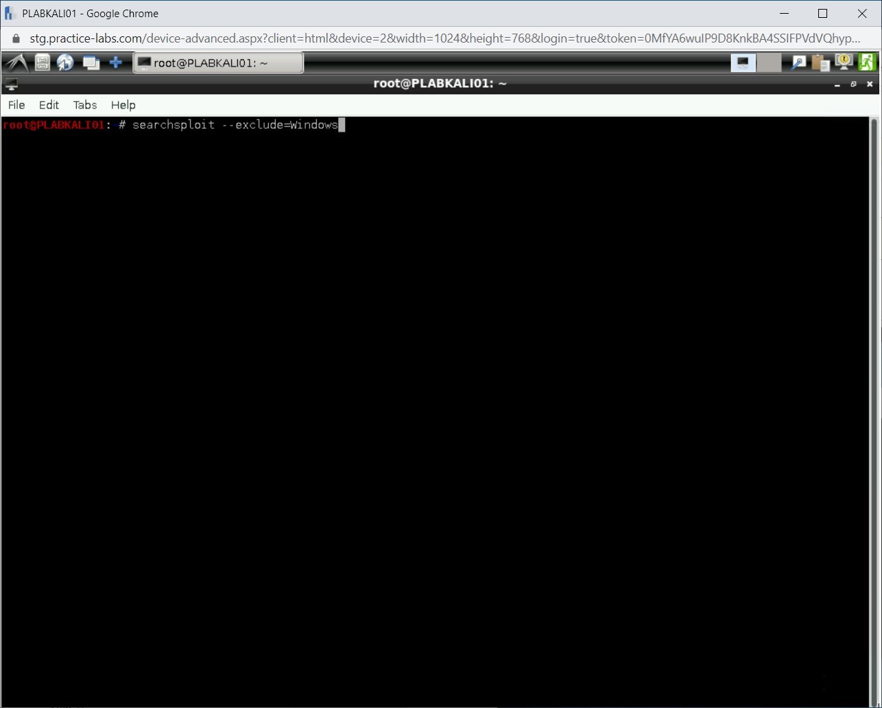 Figure 1.76 Screenshot of PLABKALI01