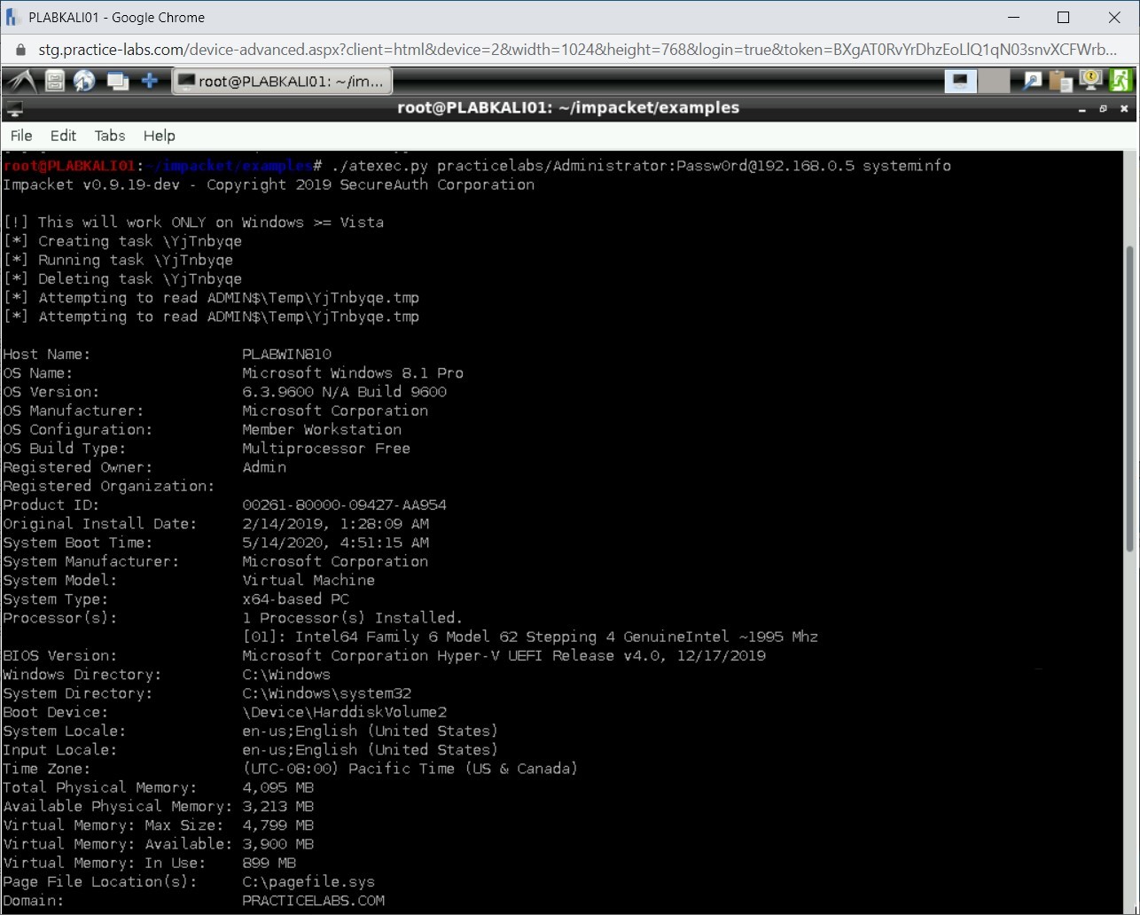 Figure 1.92 Screenshot of PLABKALI01