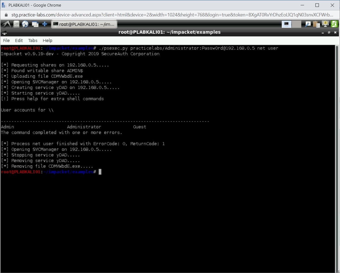 Figure 1.94 Screenshot of PLABKALI01