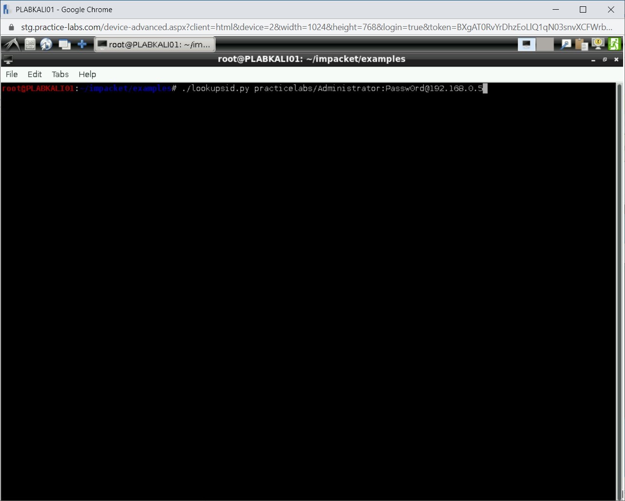 Figure 1.97 Screenshot of PLABKALI01