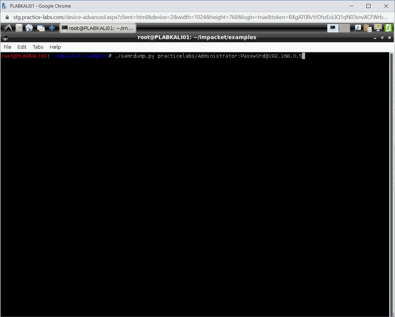 Figure 1.99 Screenshot of PLABKALI01