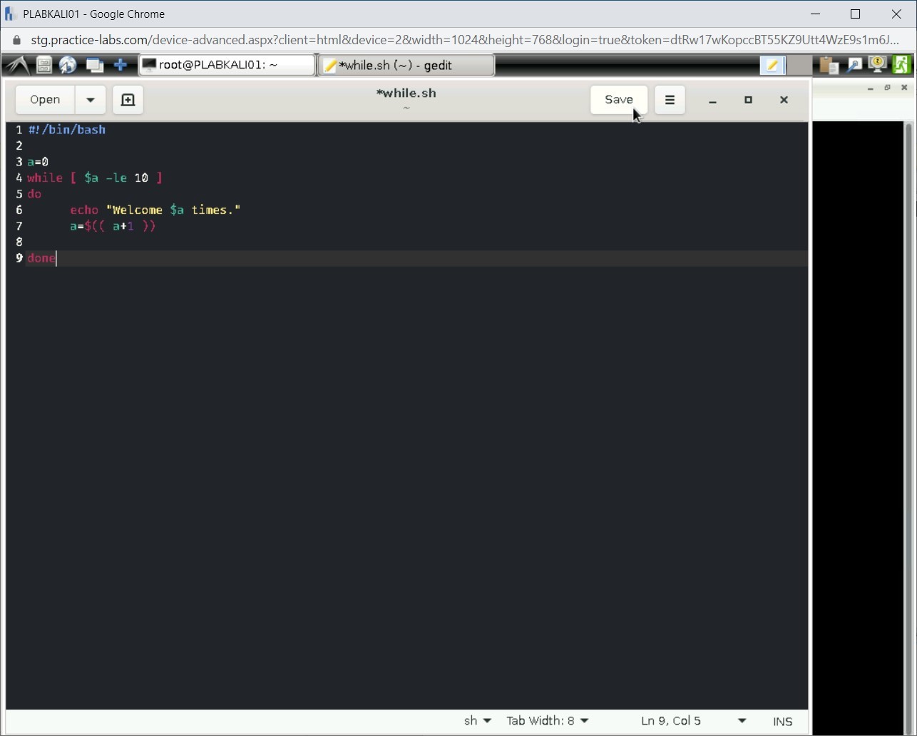 Figure 2.43 Screenshot of PLABKALI01