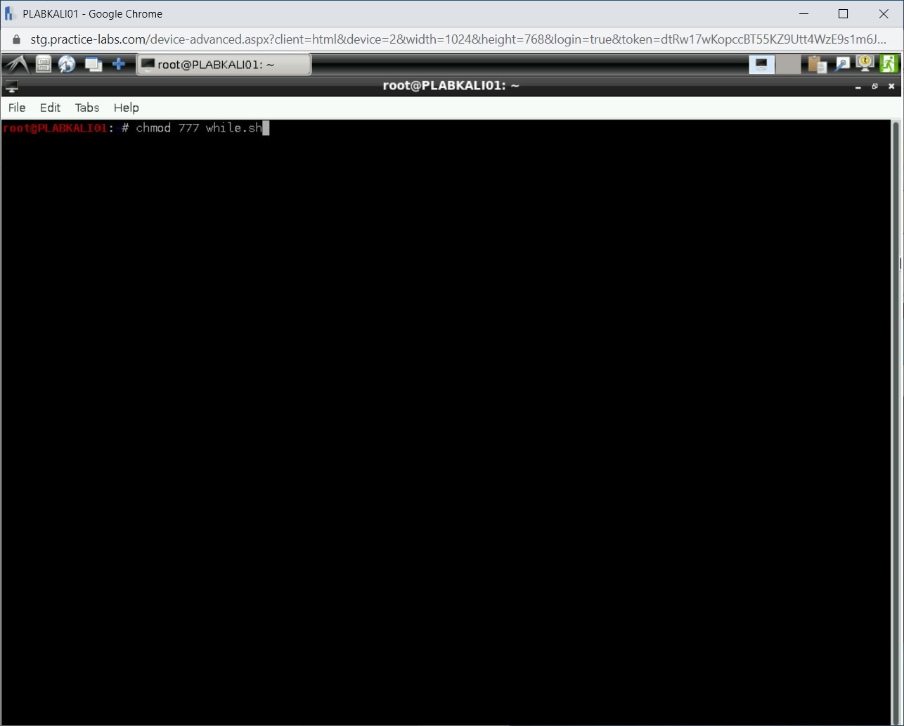 Figure 2.44 Screenshot of PLABKALI01