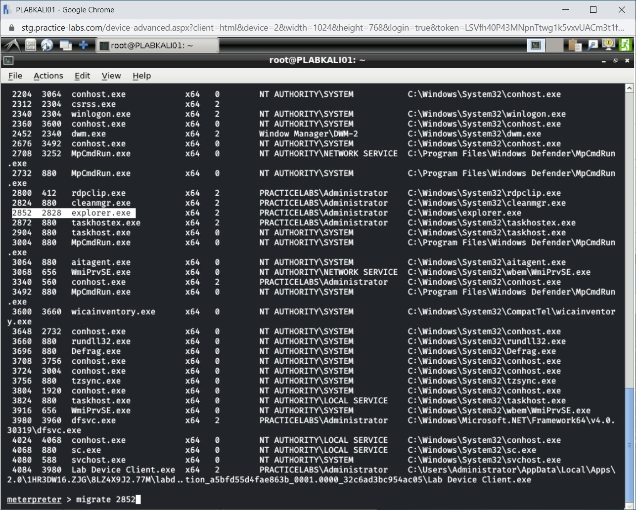 Figure 1.22 Screenshot of PLABKALI01