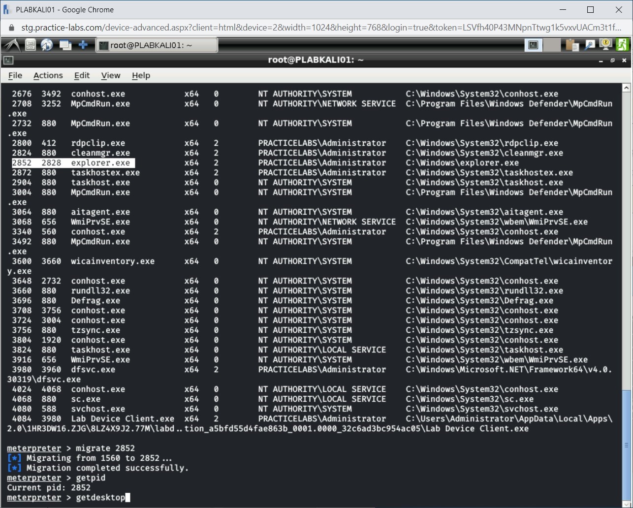 Figure 1.26 Screenshot of PLABKALI01