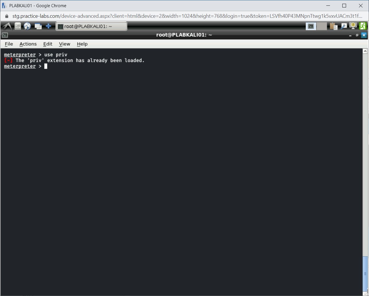 Figure 1.37 Screenshot of PLABKALI01