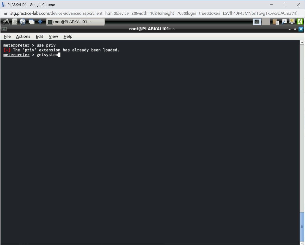 Figure 1.38 Screenshot of PLABKALI01
