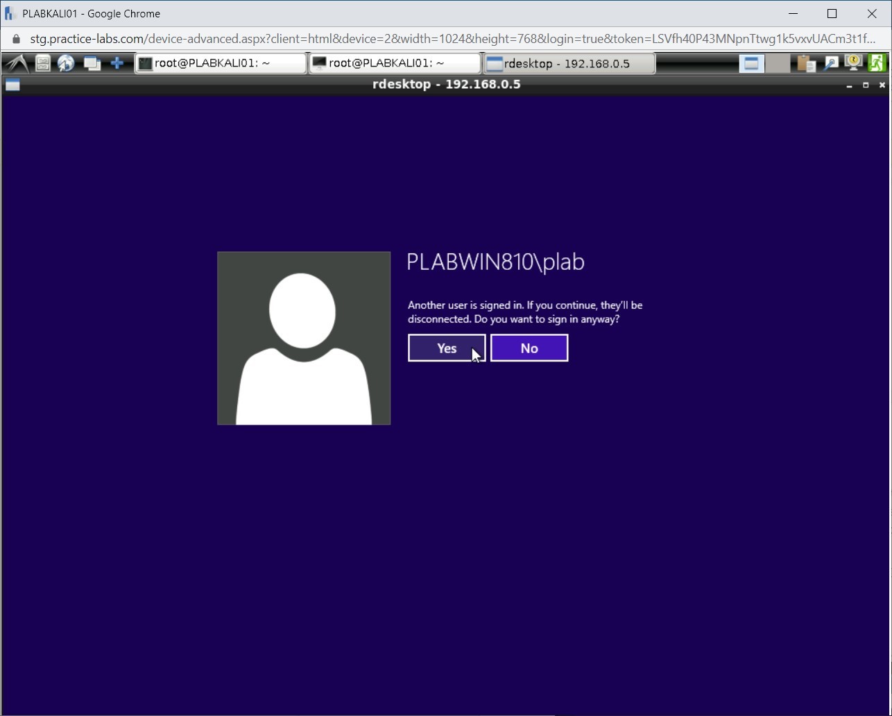 Figure 1.50 Screenshot of PLABKALI01