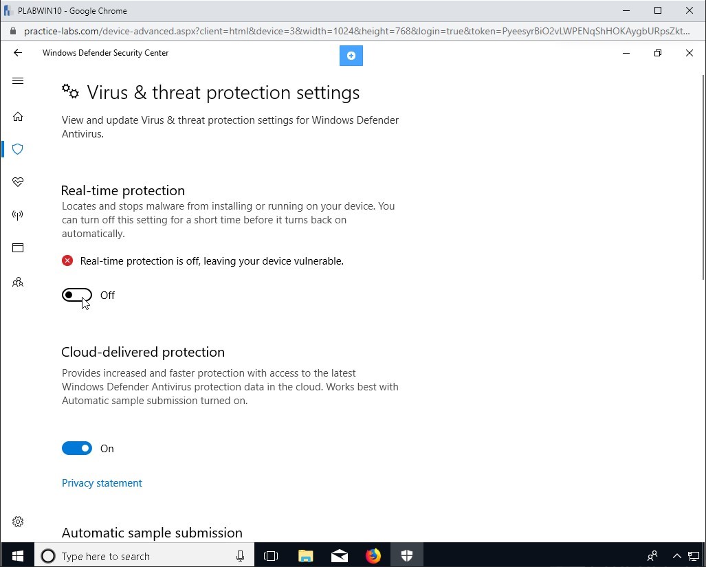 Figure 2.21 Screenshot of PLABWIN10