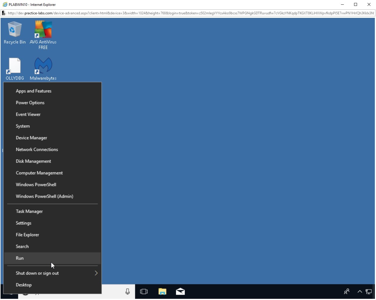 Figure 2.22 Screenshot of PLABWIN10