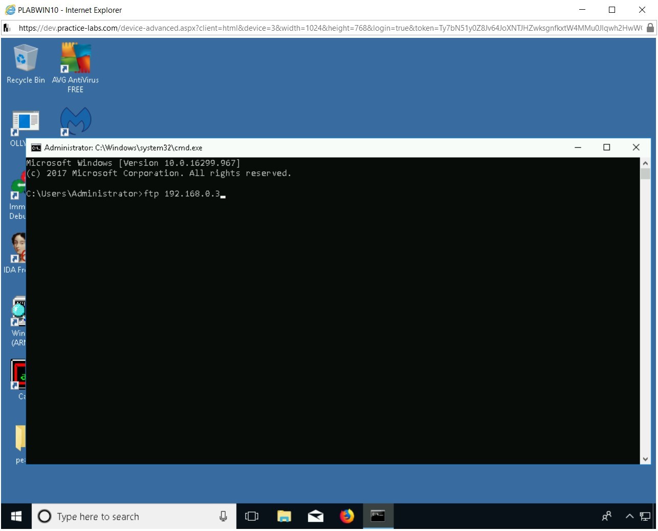 Figure 2.24 Screenshot of PLABWIN10