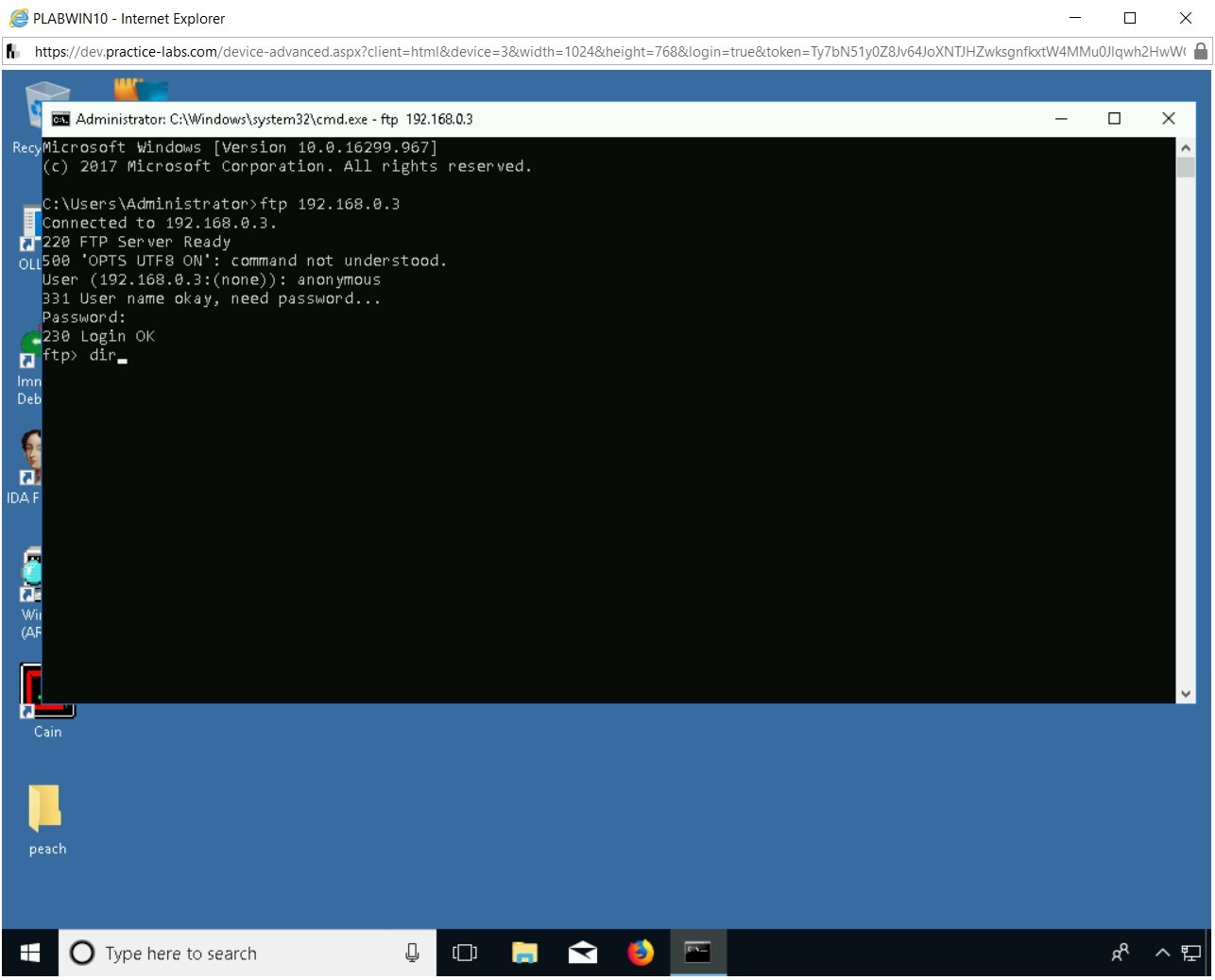 Figure 2.28 Screenshot of PLABWIN10