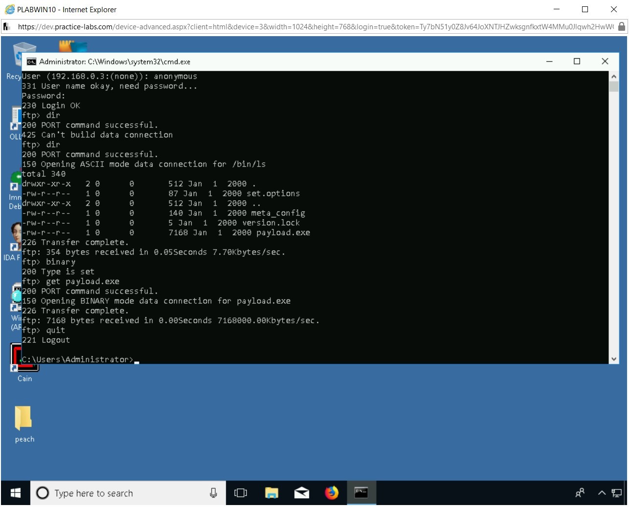 Figure 2.36 Screenshot of PLABWIN10