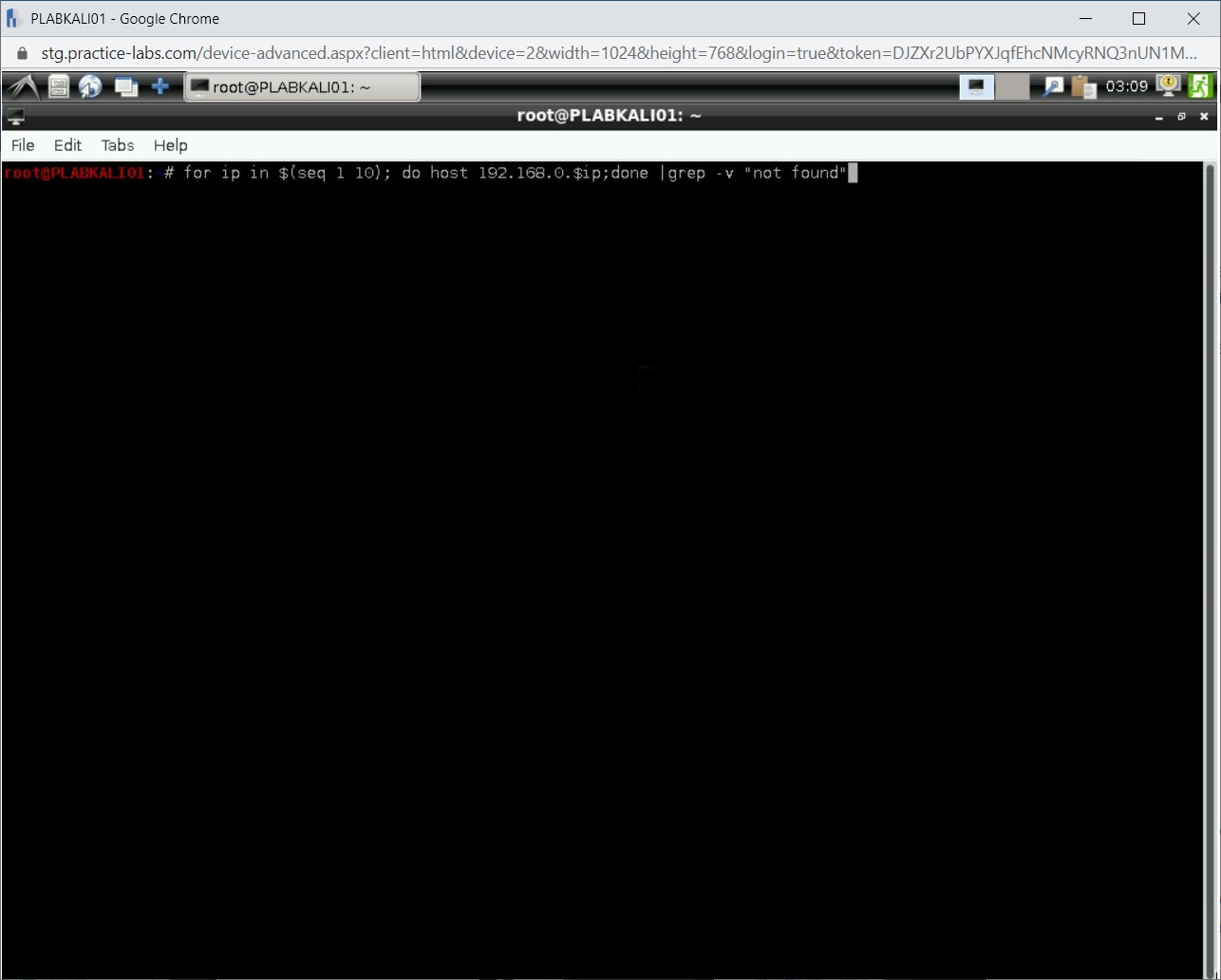 Figure 1.9 Screenshot of PLABKALI01