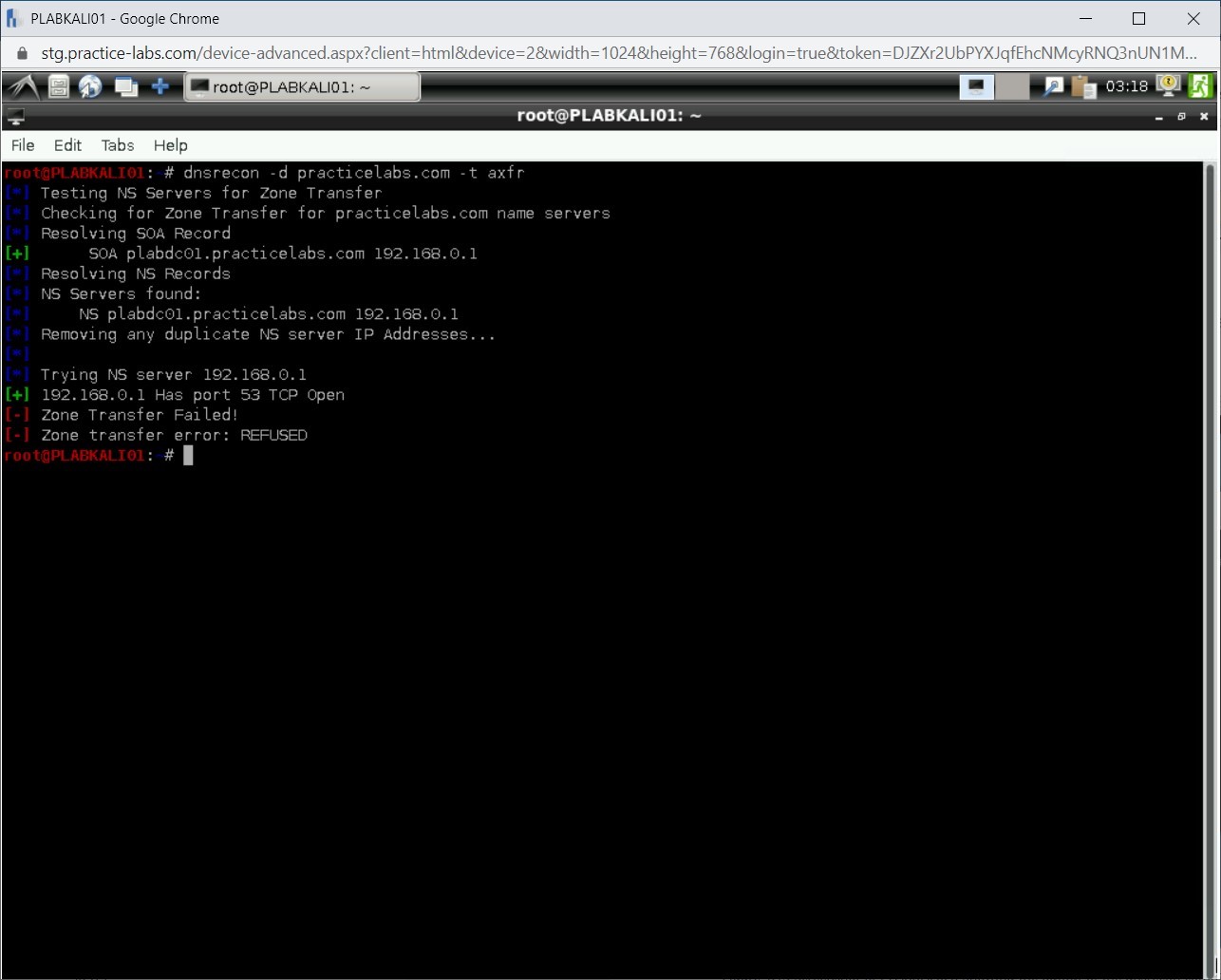 Figure 1.14 Screenshot of PLABKALI01