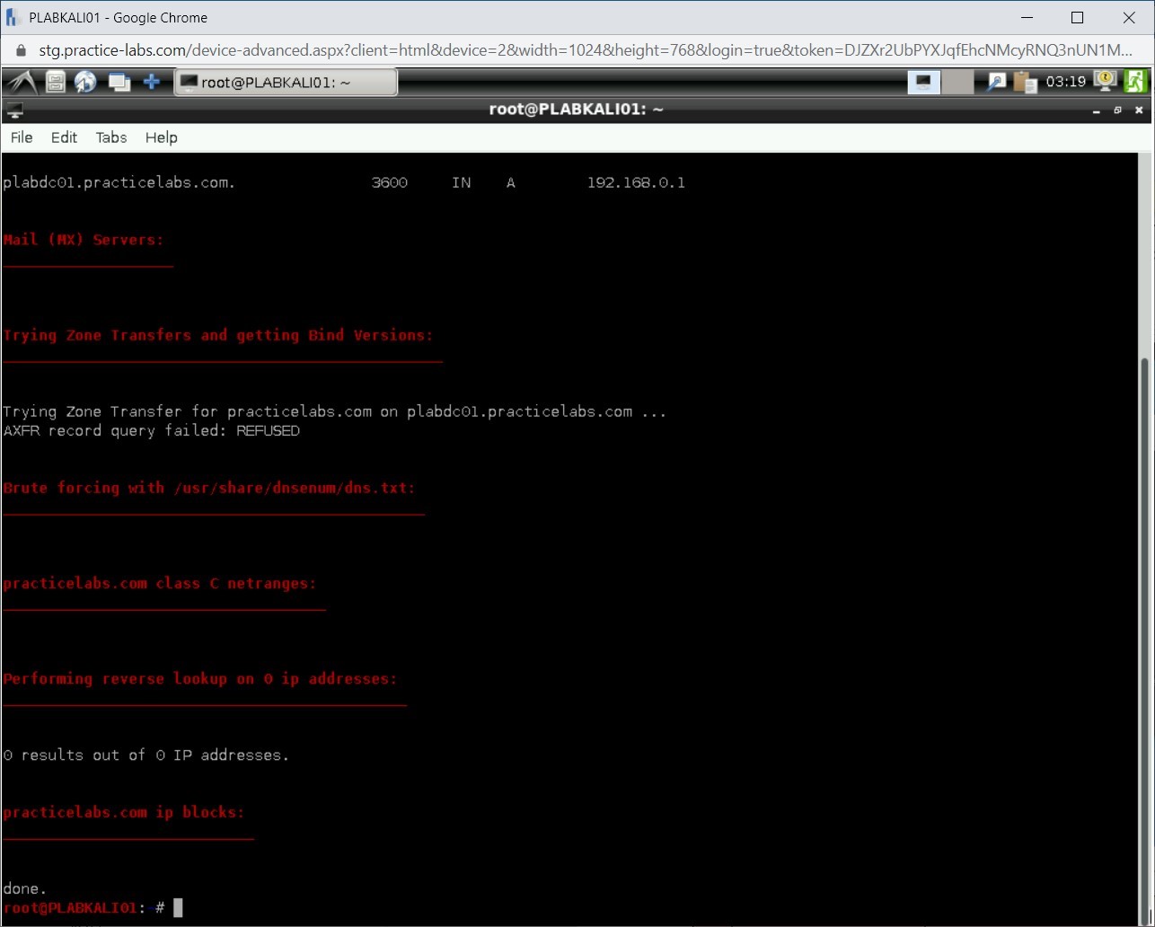 Figure 1.16 Screenshot of PLABKALI01