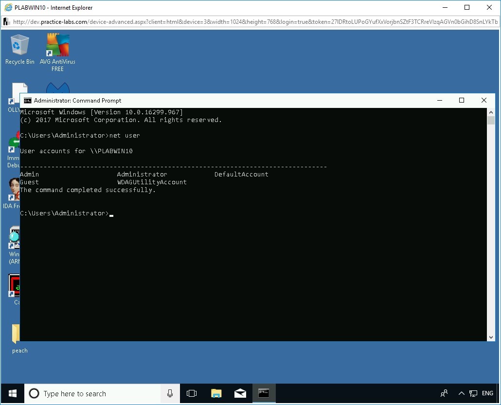Figure 1.26 Screenshot of PLABWIN10