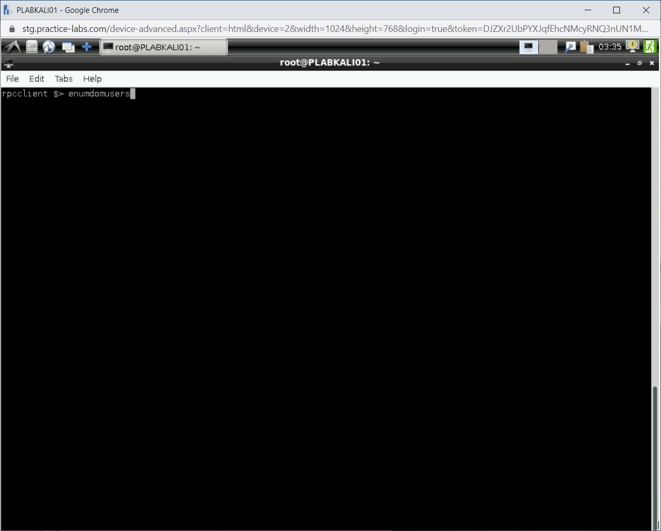 Figure 1.37 Screenshot of PLABKALI01