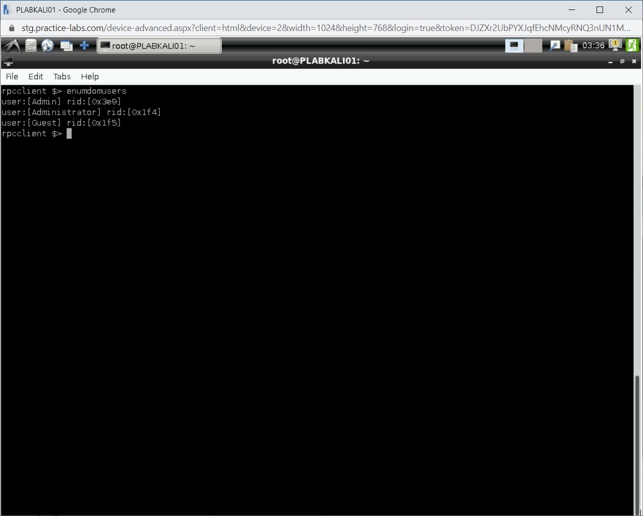 Figure 1.38 Screenshot of PLABKALI01