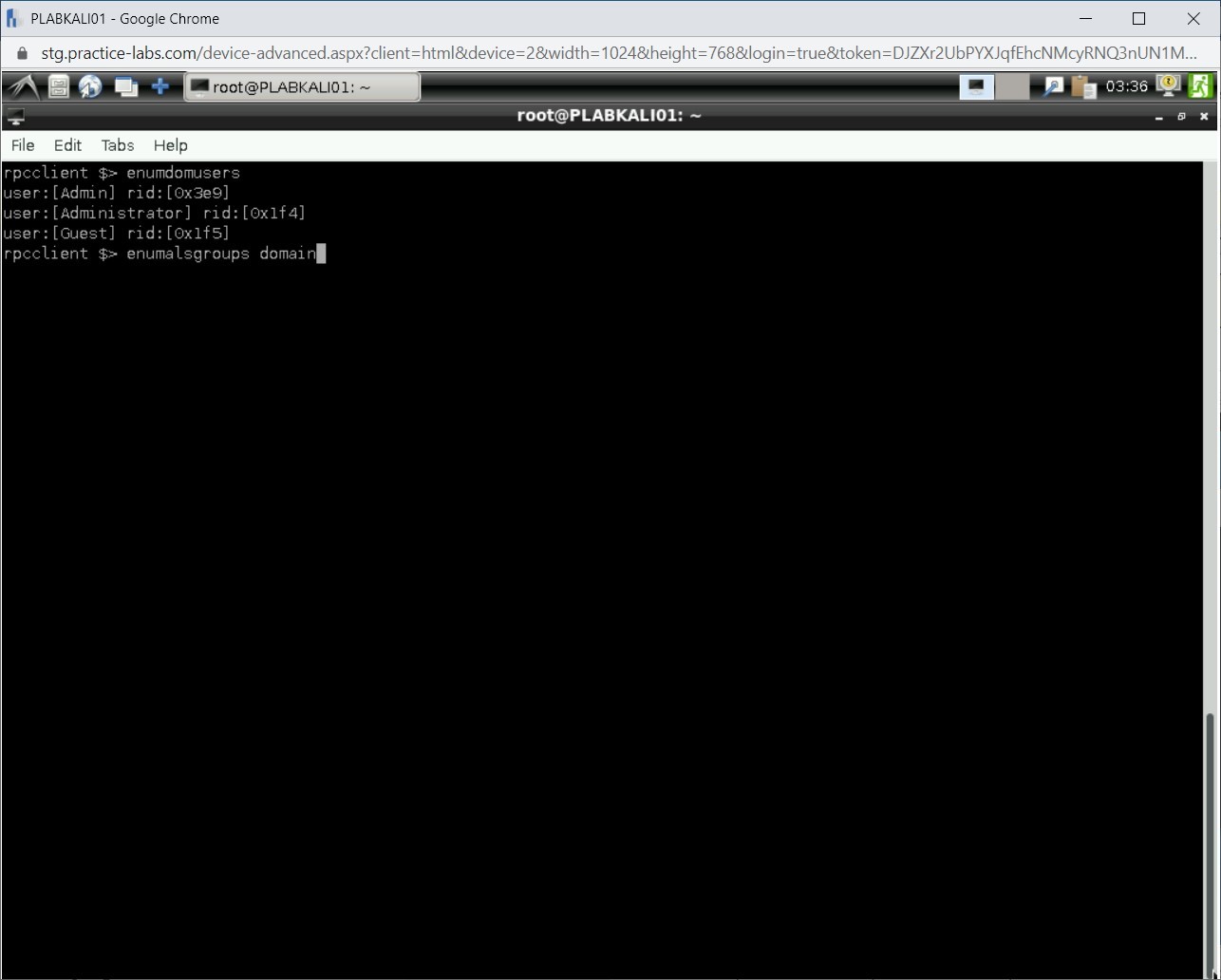 Figure 1.39 Screenshot of PLABKALI01