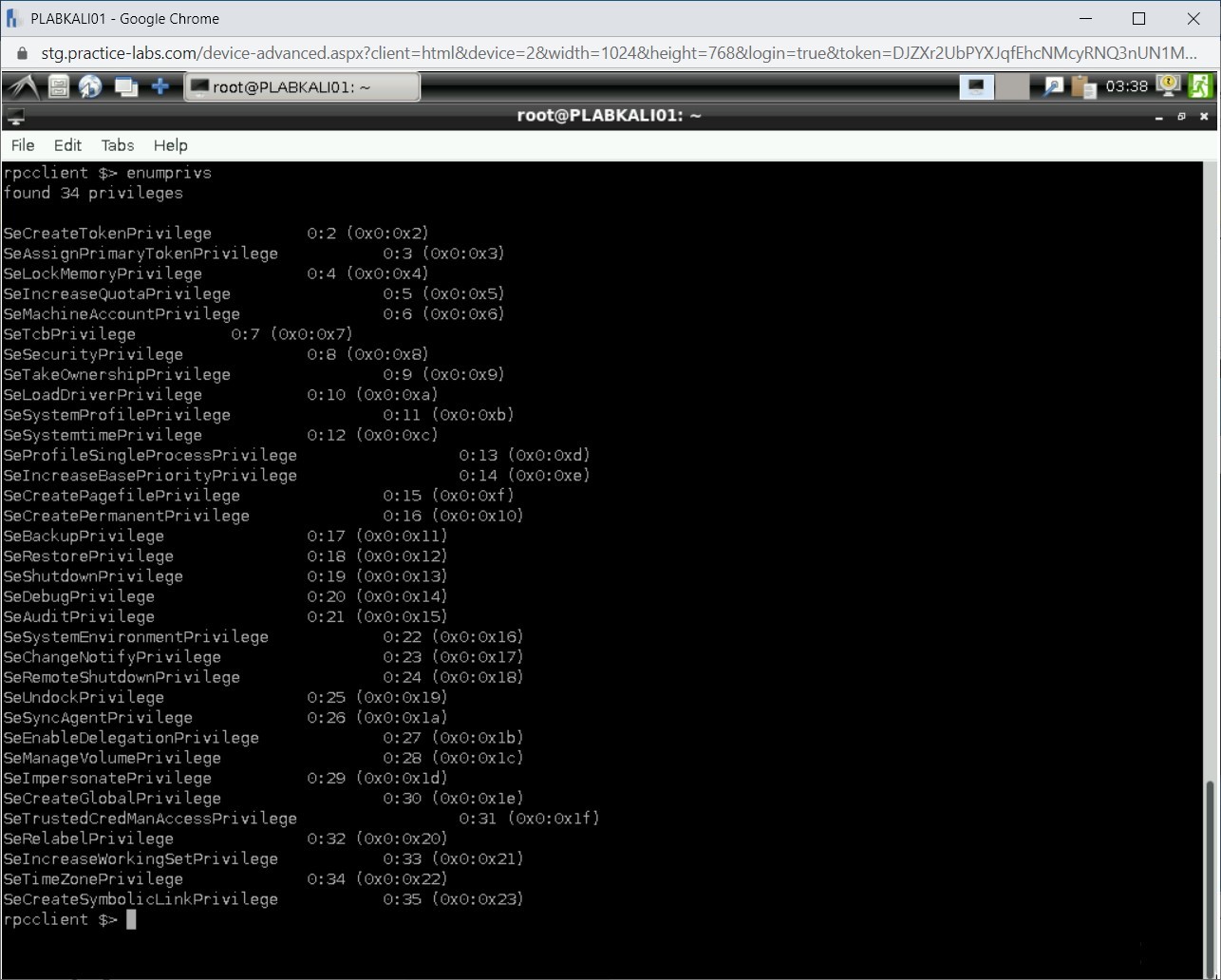 Figure 1.44 Screenshot of PLABKALI01