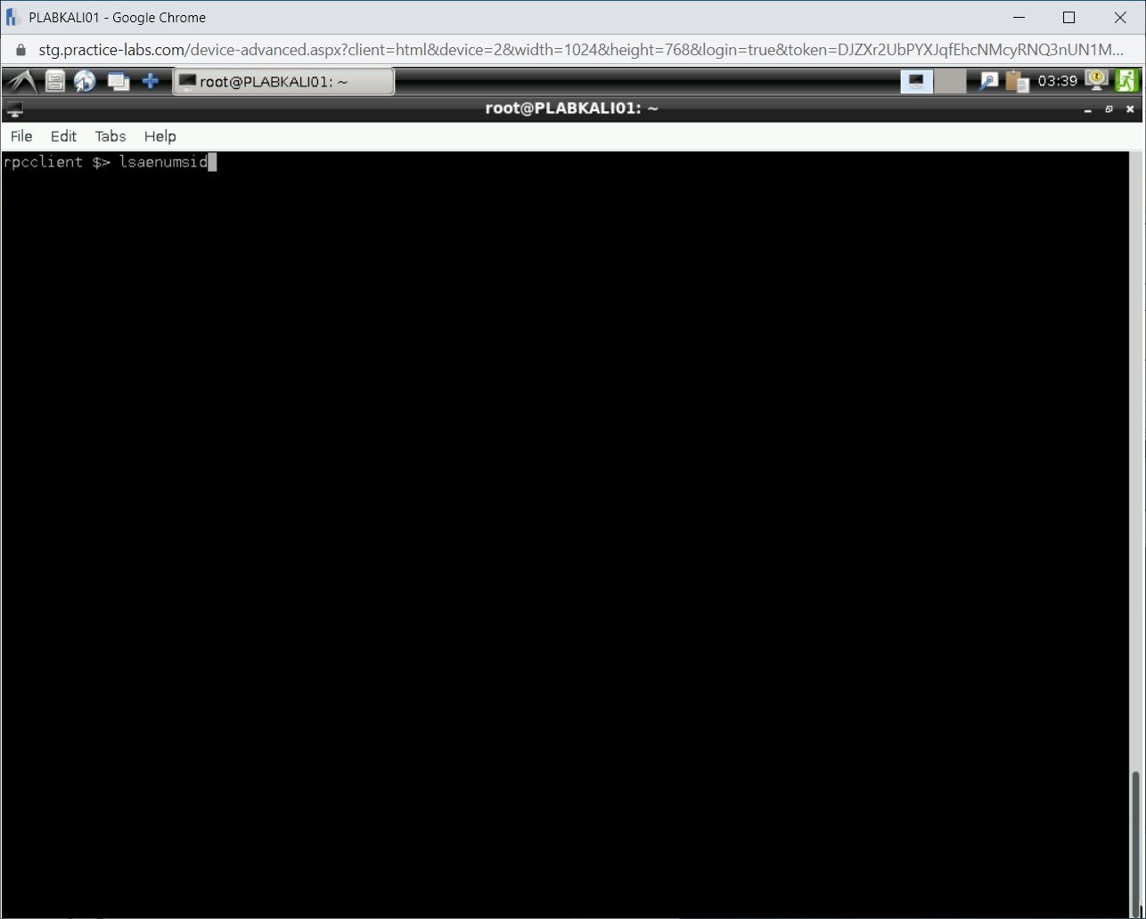 Figure 1.45 Screenshot of PLABKALI01