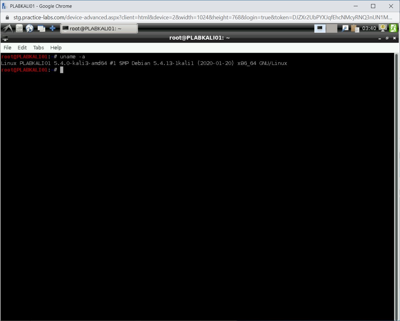 Figure 1.49 Screenshot of PLABKALI01