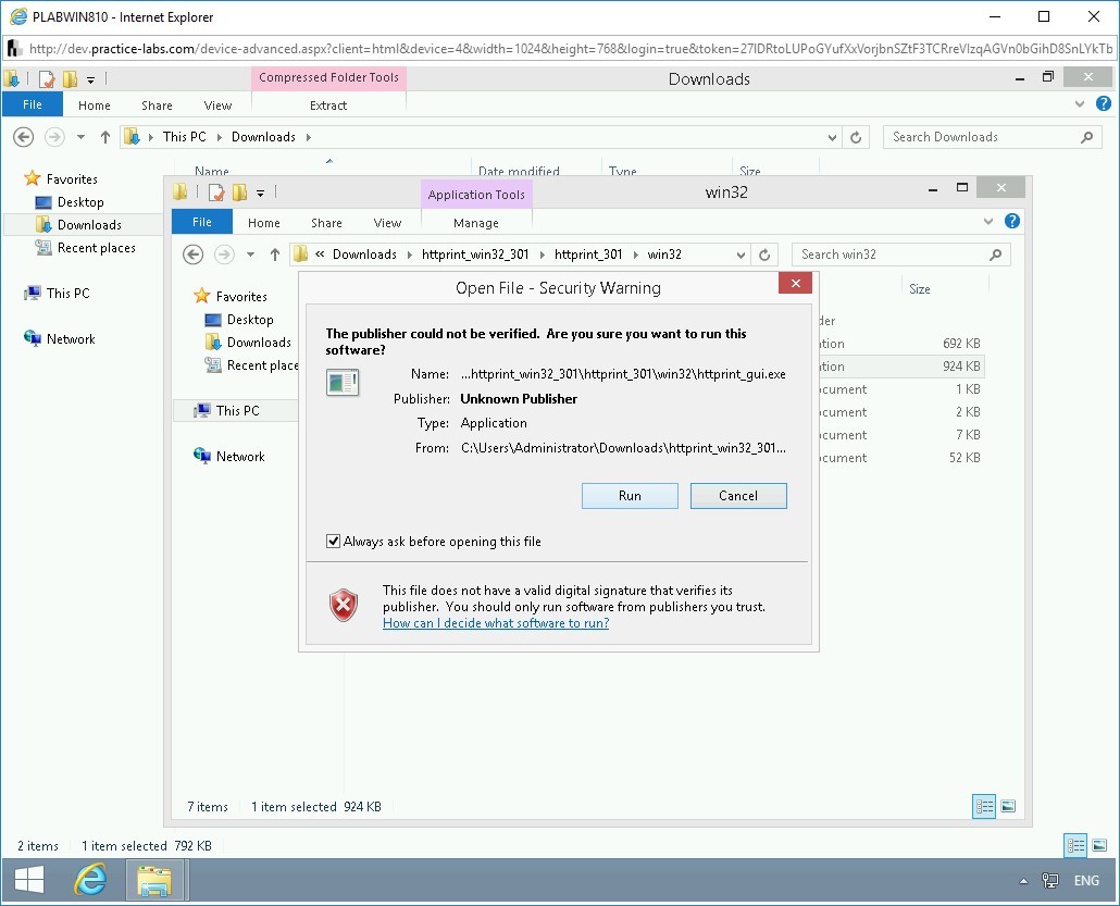 Figure 1.69 Screenshot of PLABWIN810