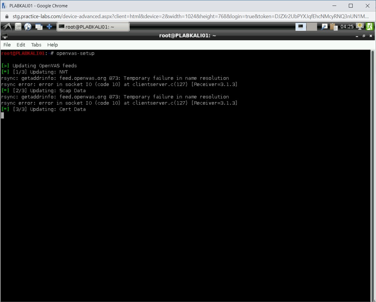 Figure 2.8 Screenshot of PLABKALI01