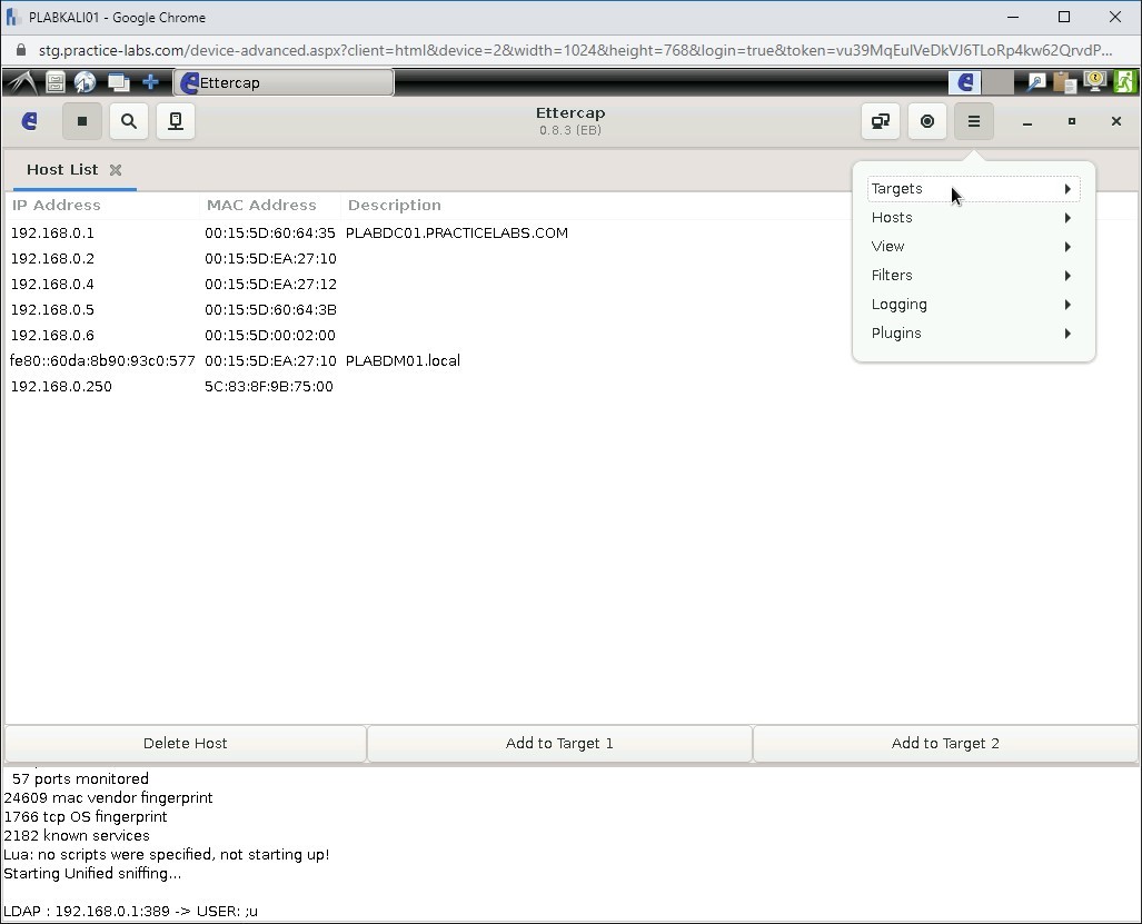 Figure 1.18 Screenshot of PLABKALI01