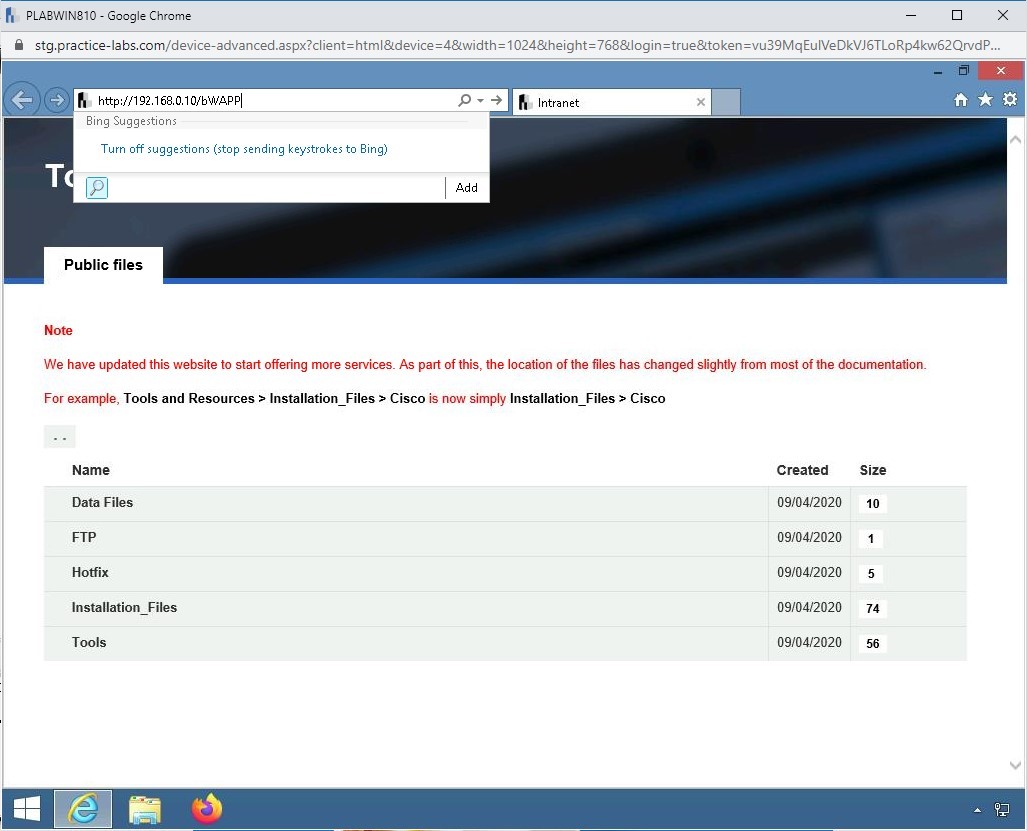 Figure 1.34 Screenshot of PLABWIN810