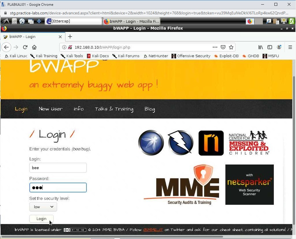 Figure 1.39 Screenshot of PLABKALI01
