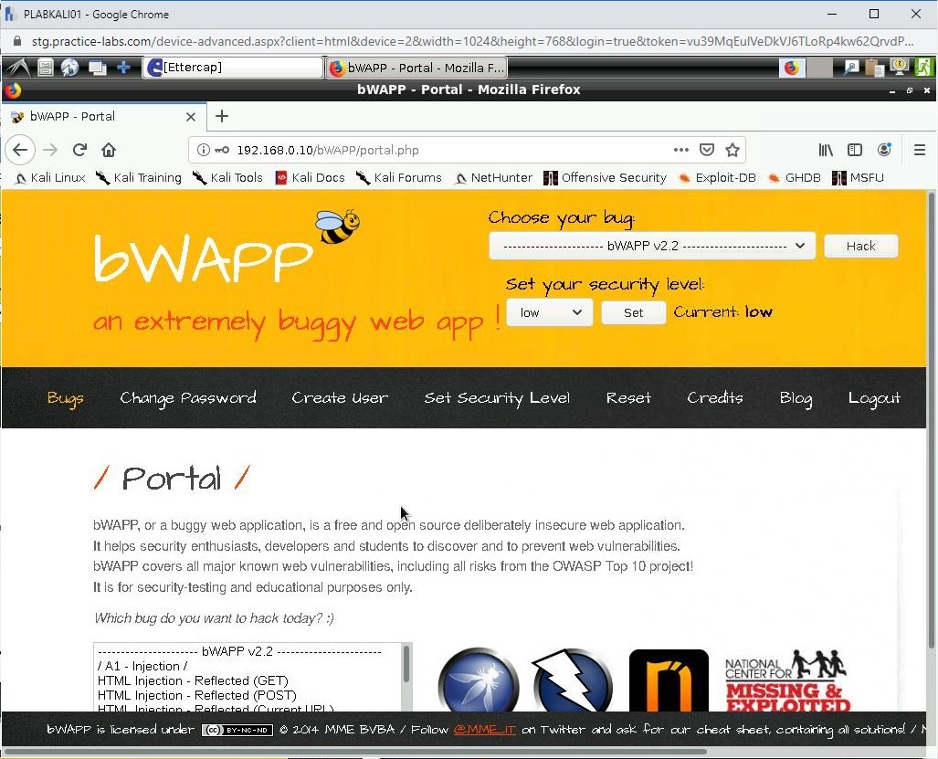 Figure 1.40 Screenshot of PLABKALI01