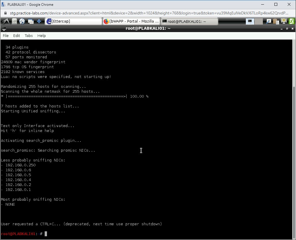 Figure 1.44 Screenshot of PLABKALI01