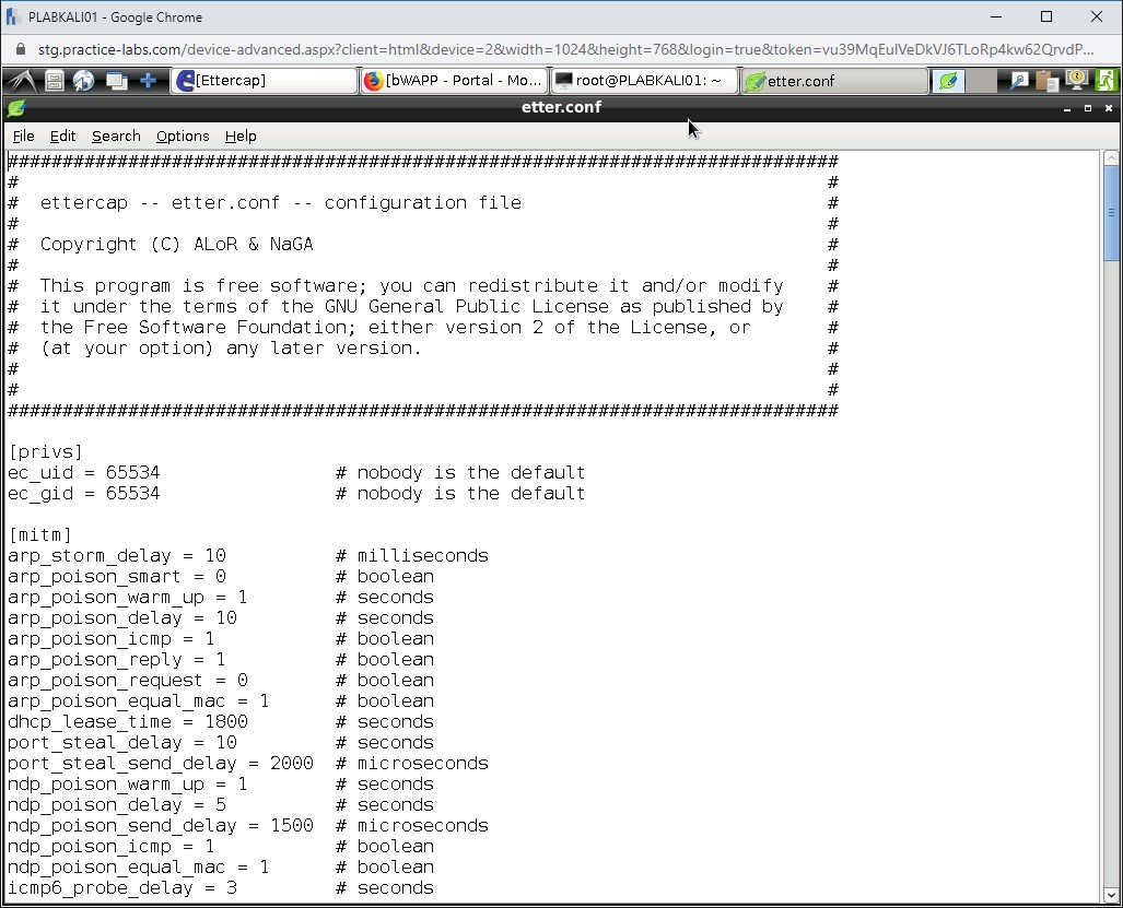 Figure 1.46 Screenshot of PLABKALI01